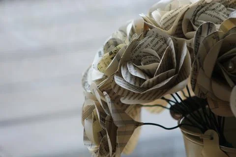 Paper Flowers Stock Photos