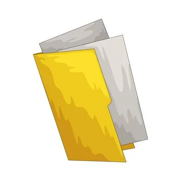 Paper folder illustration Illustrazione stock