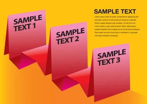 Paper folding Illustrazione stock