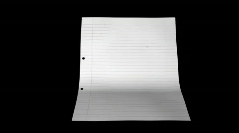 Paper Folding with Matte Stock Footage