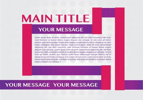 Paper folding Vector Layout Stock Illustration