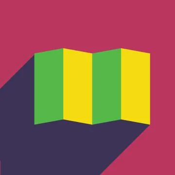 Paper forms. Folded paper Stock Illustration