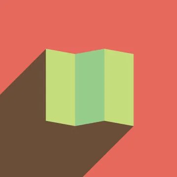 Paper forms. Folded paper Stock Illustration