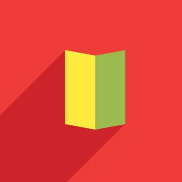 Paper forms. Folded paper Stock Illustration