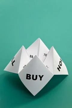 Paper Fortune Teller Stock Photos