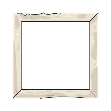 Paper frame illustration Stock Illustration