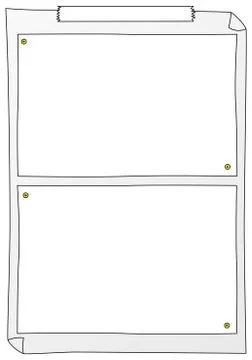 Paper frames Stock Illustration