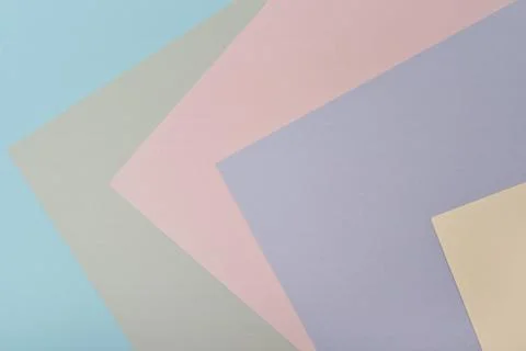 Paper geometric flat lay background Stock Photos