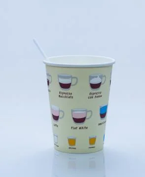 Paper glass . Stock Photos