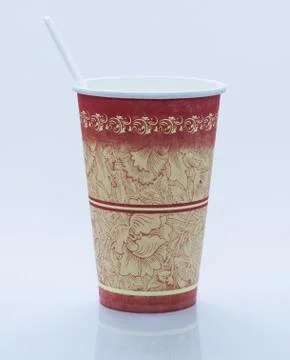 Paper glass . Stock Photos