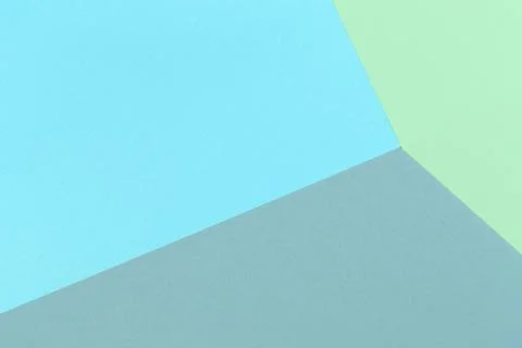 Paper green, blue, gray empty background, geometrically located. Color blank  Stock Illustration