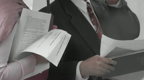 Paper in the hands 스톡 동영상 10892394