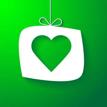 Paper heart Stock Illustration