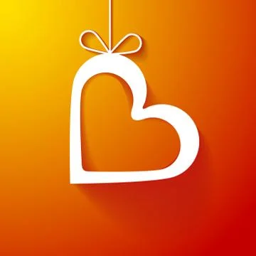 Paper heart イラスト素材