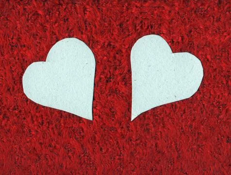 Paper heart Foto stock