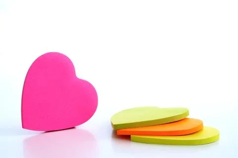 Paper heart Stock Photos