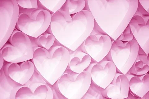 A paper hearts background texture Stock Photos
