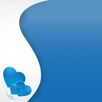 Paper hearts cut from paper. Vector illustration. Stockillustratie