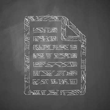 Paper icon Stock Illustration
