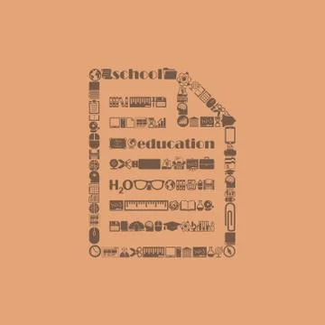 Paper icon Stock Illustration