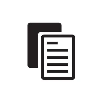 Paper icon Illustrazione stock