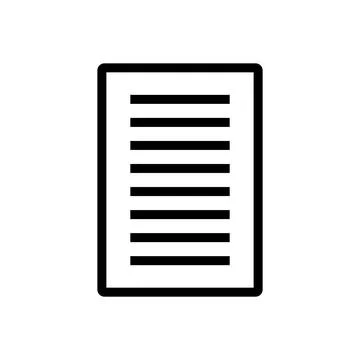 Paper icon vector Stock Illustration