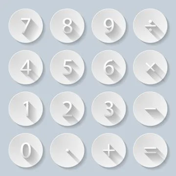 Paper icons Stock Illustration