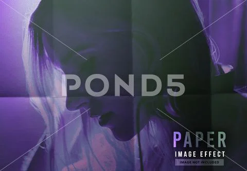 Paper Image Effect PSD Template