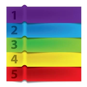 Paper infographic banner vector Stock Illustration