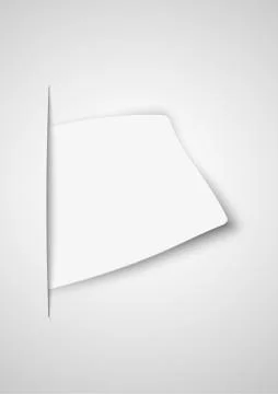 Paper inserted into paper Stock Illustration