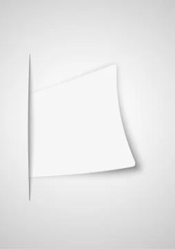 Paper inserted into paper Stock Illustration