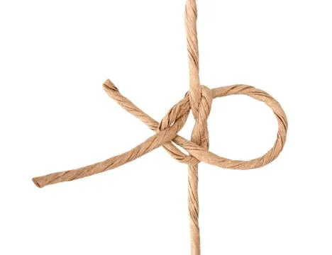 Paper knot Stock Photos