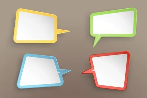 Paper labels Stock Illustration