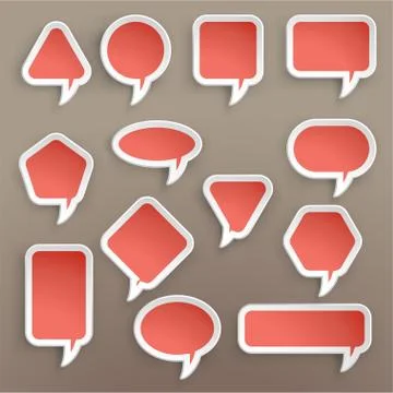 Paper labels Stock Illustration