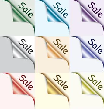 Paper Lable Stock Illustration