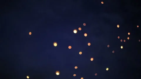 Paper lanterns 動画素材 48582114