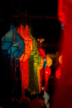 Paper lanterns Stock Photos