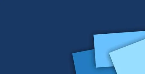 Paper layer blue abstract background. Use for banner, cover, poster, wallpape Stock Illustration
