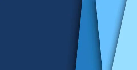 Paper layer blue abstract background. Use for banner, cover, poster, wallpape Stock Illustration