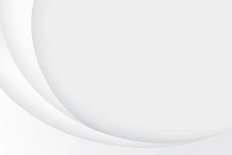 Paper layer circle white abstract background. Curves and lines use for bann.. Illustrazione stock