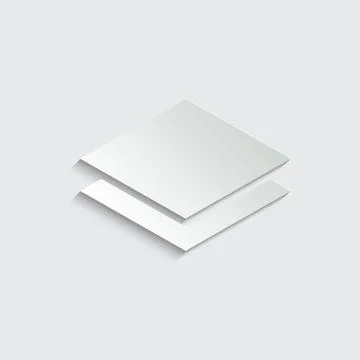 Paper layers icon.  vector symbol of  layers . Stock Illustration