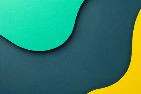 Paper Layers In Shape Of Waves Stock Photos