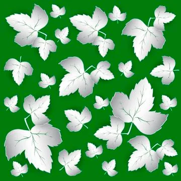 Paper leaves Stock Illustration