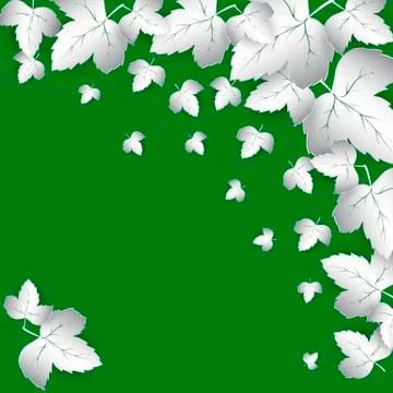Paper leaves Stock Illustration
