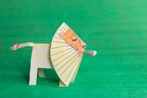Paper lion Stock Photos