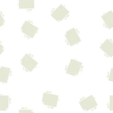 Paper list glyph vector seamless pattern 스톡 일러스트
