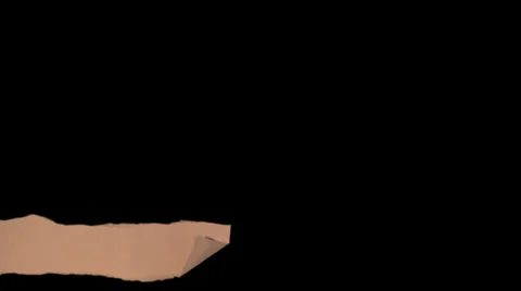 Paper Lower Third Stock Footage 36125727