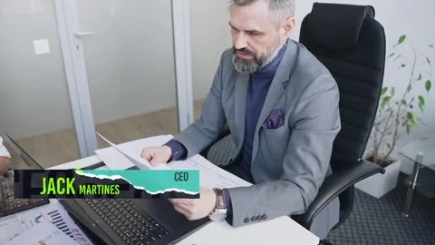 Paper Lower Thirds Stock After Effects