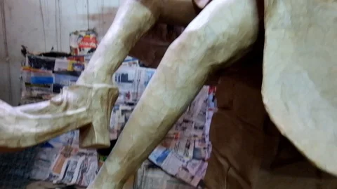 Paper mache creations Stockbeeldmateriaal 101652541