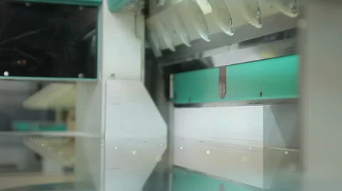 Paper Machine For Cutting Paper Stock Footage 44896081